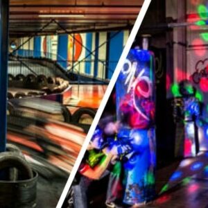 Gorinchem: 1 heat karten & lasergame bij A15 Karting